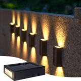 מנורה חיצונית סולארית עם תאורה כפולה